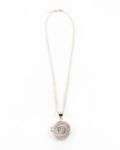 Silver chain with locket