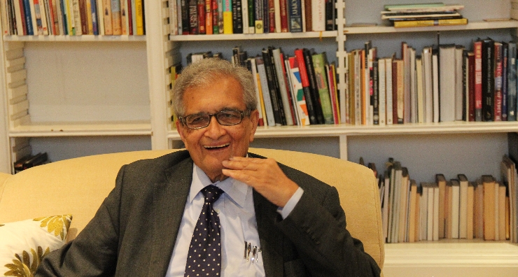 Amartya Sen in the Asia House Library
