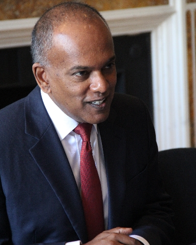 HE Mr K Shanmugam