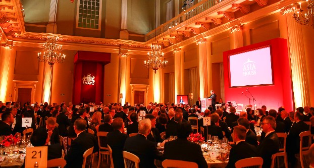 VIPs and guests at the ABLA dinner at London's Banqueting House
