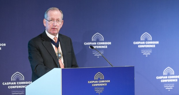 The Rt Hon The Lord Mayor Alan Yarrow  gave an opening speech at the 3rd Caspian Corridor Conference