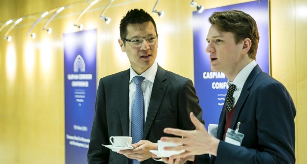 There were ample opportunities for networking at the 3rd Caspian Corridor Conference. Copyright Miles Willis Photography