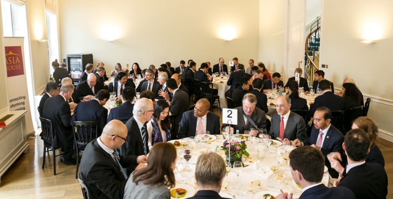 More than 80 business leaders attended the lunch to welcome the Vice President of Indonesia H.E. Jusuf Kalla. Copyright Miles Willis Photography