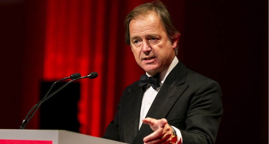 Minister of State for the Foreign and Commonwealth Office Hugo Swire gave the keynote speech at the Asian Business Leaders Award. Photo by Miles Willis