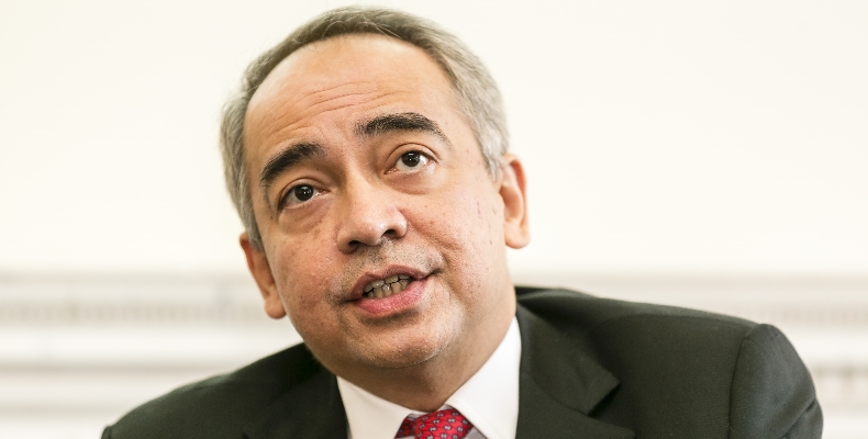 Chairman of CIMB Group Nazir Razak said that the 1MDB scandal could be "solved tomorrow" in a panel session at Asia House. Photo by Miles Willis