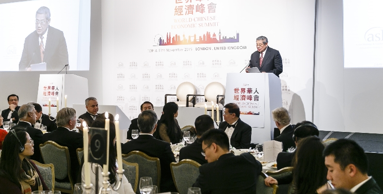 H.E. Susilo Bambang Yudhoyono told guests at the 7th World Chinese Economic Summit held at the Savoy Hotel that stronger “European-Asia partnerships were one of the important pillars to stimulate and sustain economic growth. “ Photo by Miles Willis