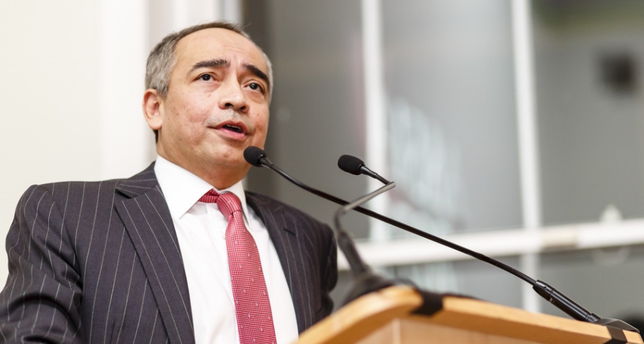 Chairman of CIMB Group Nazir Razak spoke about ASEAN integration at the launch of Asia 2025. Image credit: Miles Willis Photography