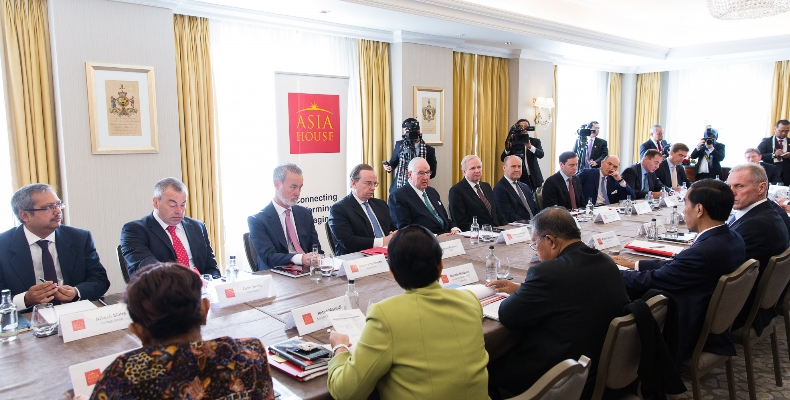 Senior business figures from some of the world's largest multinational corporations attended the briefing with President Jokowi. Image credit: Chris Renton