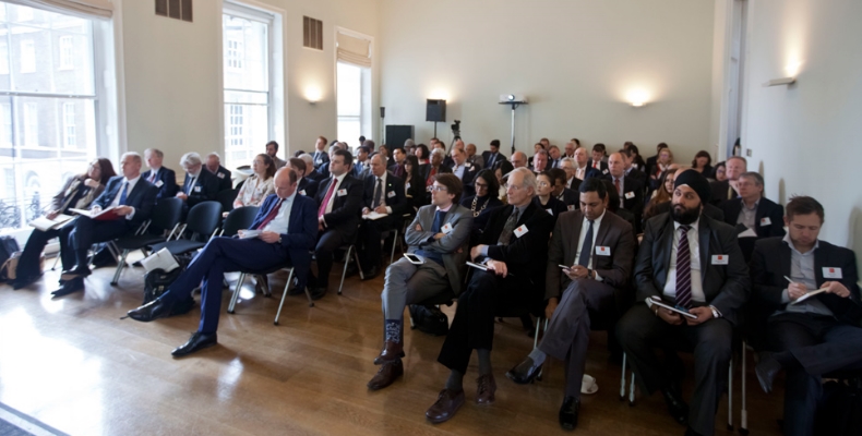 The launch of Asian Development Outlook 2016 at Asia House on Tuesday was packed with business leaders, diplomats, academics and consultants. Image credit: George Torode
