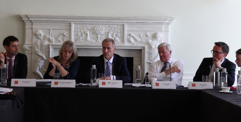 The panellists debated the impact of Brexit on business at the Asia House Brexit Series 'Implications for Business.'